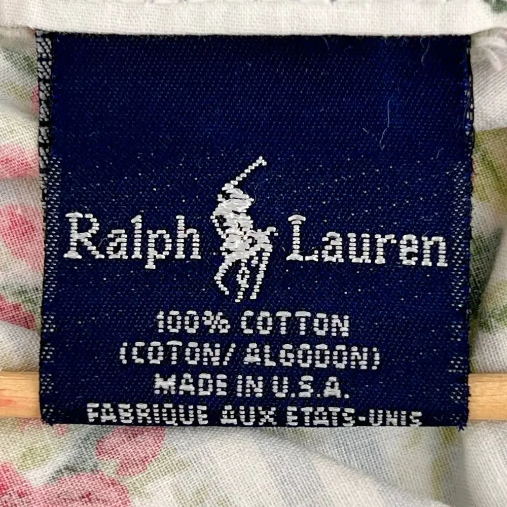 Ralph Lauren Emma Queen Sheets Cottagecore Vintage Flat & Fitted